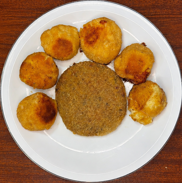 Bombas de Papa con Mila de Soja