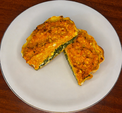 Tarta de Espinaca y Calabacin